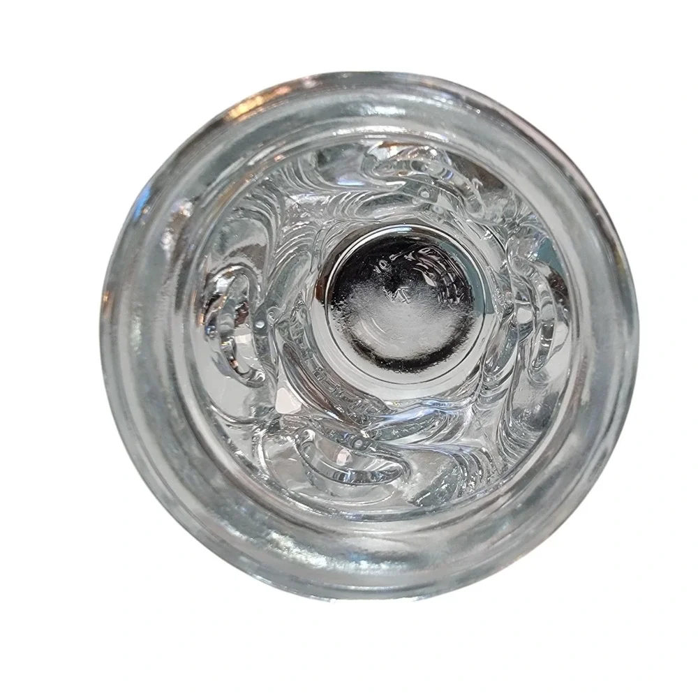 Anchor Hocking‎ Clear Glass Screaming Tiki  Face Tumbler 6